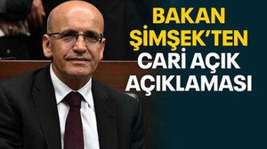 Bakan Şimşek’ten cari açık açıklaması